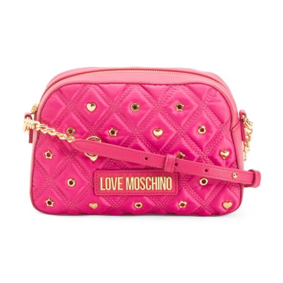 LOVE MOSCHINO Nylon Eyelets Camera Bag - Picture 1 of 3
